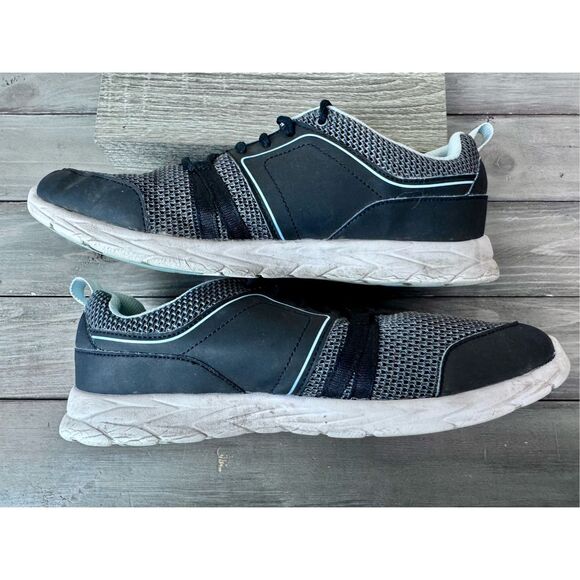 Vionic Mesh Lace-Up Sneakers WIDE Devra Black Size 11‎ - Picture 4 of 8